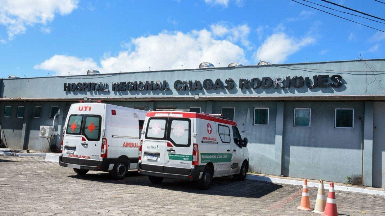 Fachada do Hospital Regional Chagas Rodrigues